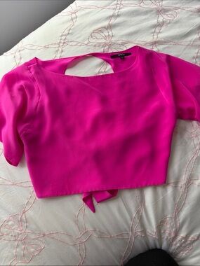 Naven Vibrant Fuchsia Cropped Top